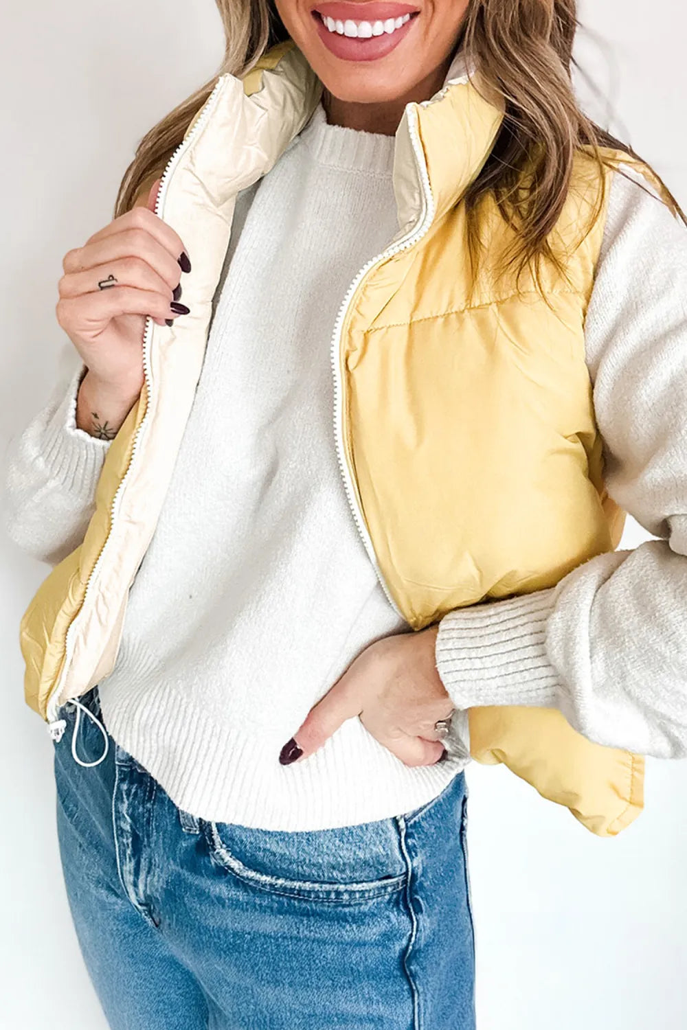 ~PREORDER~ Sunny Side Reversible Puffer Vest ~PREORDER~