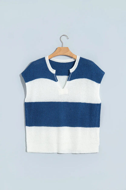~PREORDER~ Blue Skies Colorblock Knit Sweater Top ~PREORDER~