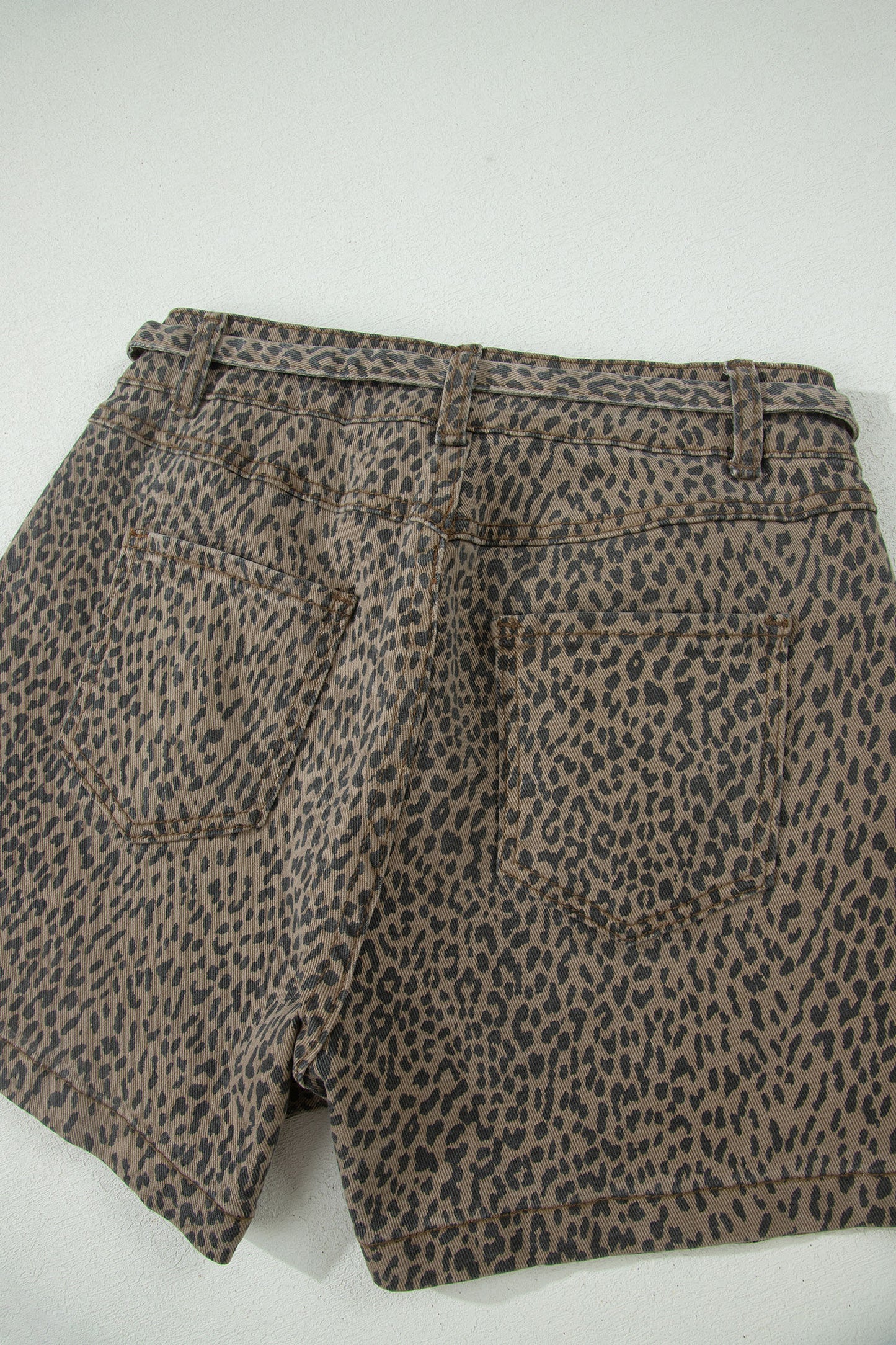 Wild Card Leopard Tie-Waist Shorts | Loose Fit Boutique Shorts