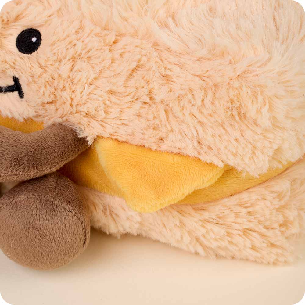 Grilled Cheese Warmies Plush – Microwavable Lavender Scented Heating Pad Comfort Plush