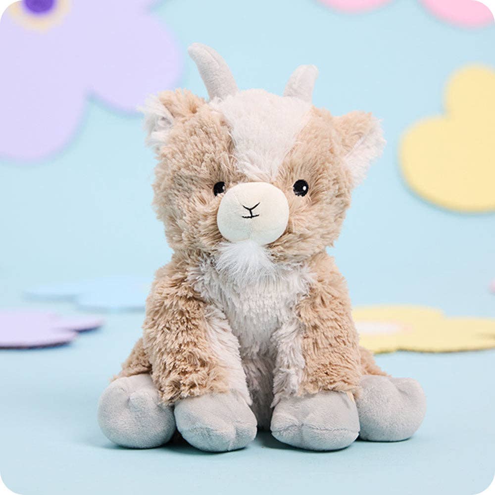 Goat Warmies Plush – Microwavable Lavender Scented Heating Pad Stuffed Animal for Comfort & Stress Relief