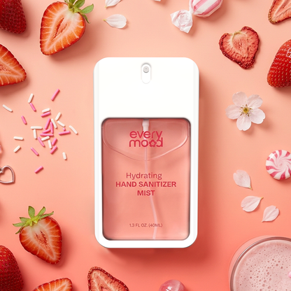 Strawberry Hydrating Hand Sanitizer Mist | Every Mood Scented Hand Sanitizer Spray
