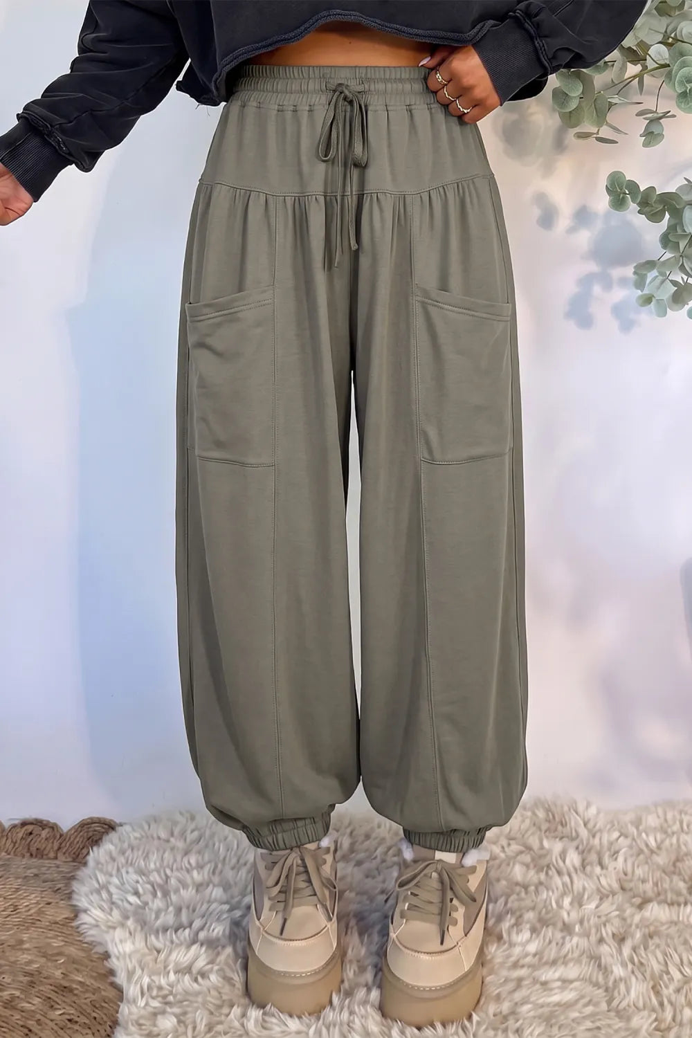 ~PREORDER~ Seagrass Easy Days Drawstring Pocket Jogger Pants ~PREORDER~