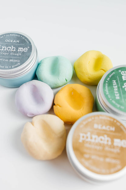 Pinch Me Therapy Dough “Sun” – Lemon Scented Stress Relief Putty for Anxiety, Focus & Sensory Play