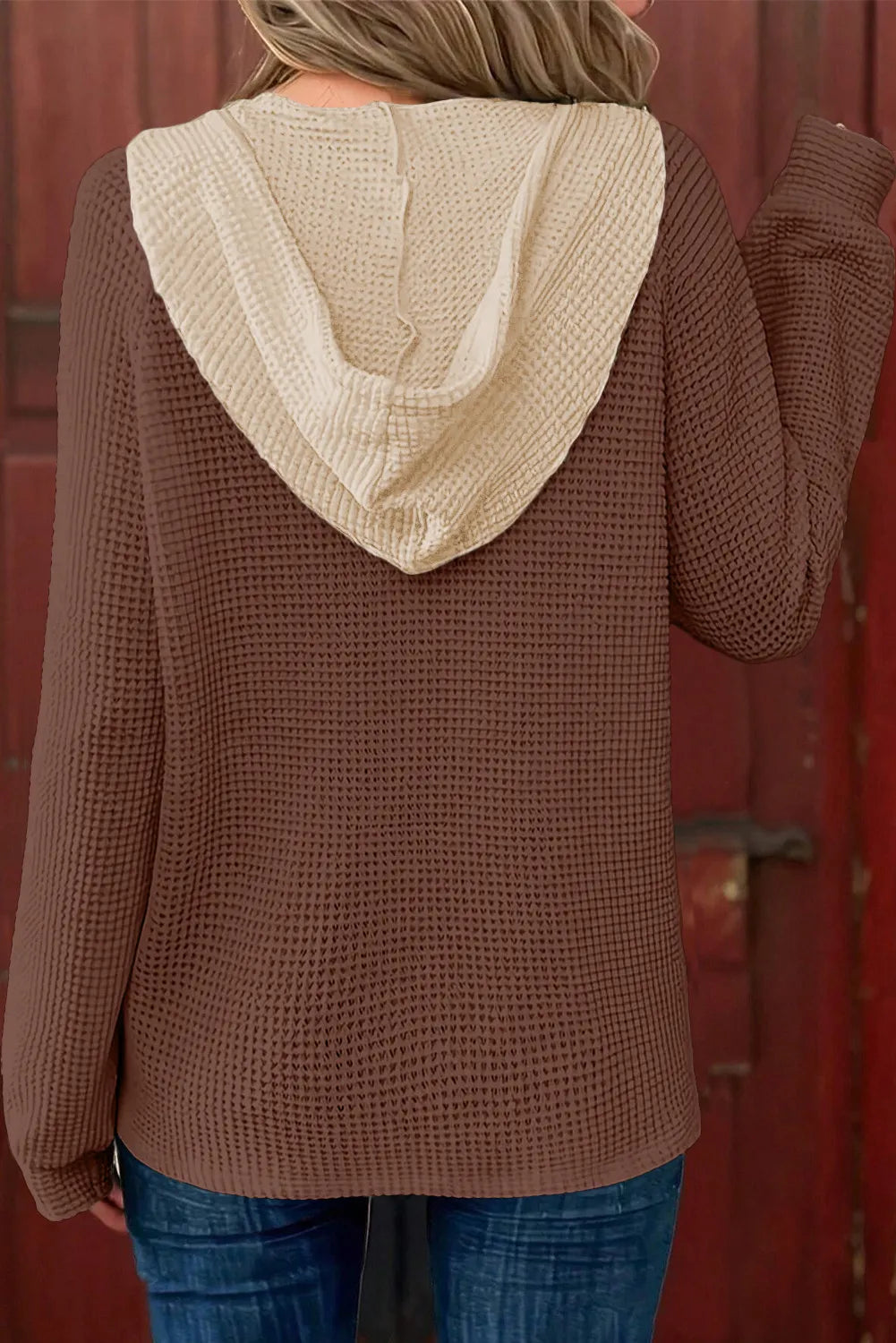 ~PREORDER~ Olive You More Waffle Knit Hooded Pullover ~PREORDER~