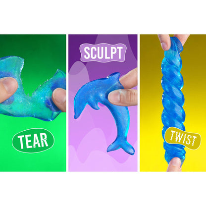 Falling Water Thinking Putty® – Crystal Clear Liquid Glass® Sensory Putty | Crazy Aaron’s