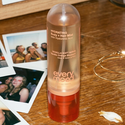 Vanilla Soft Serve Body & Hair Mist | Every Mood Hydrating Mist with Hyaluronic Acid