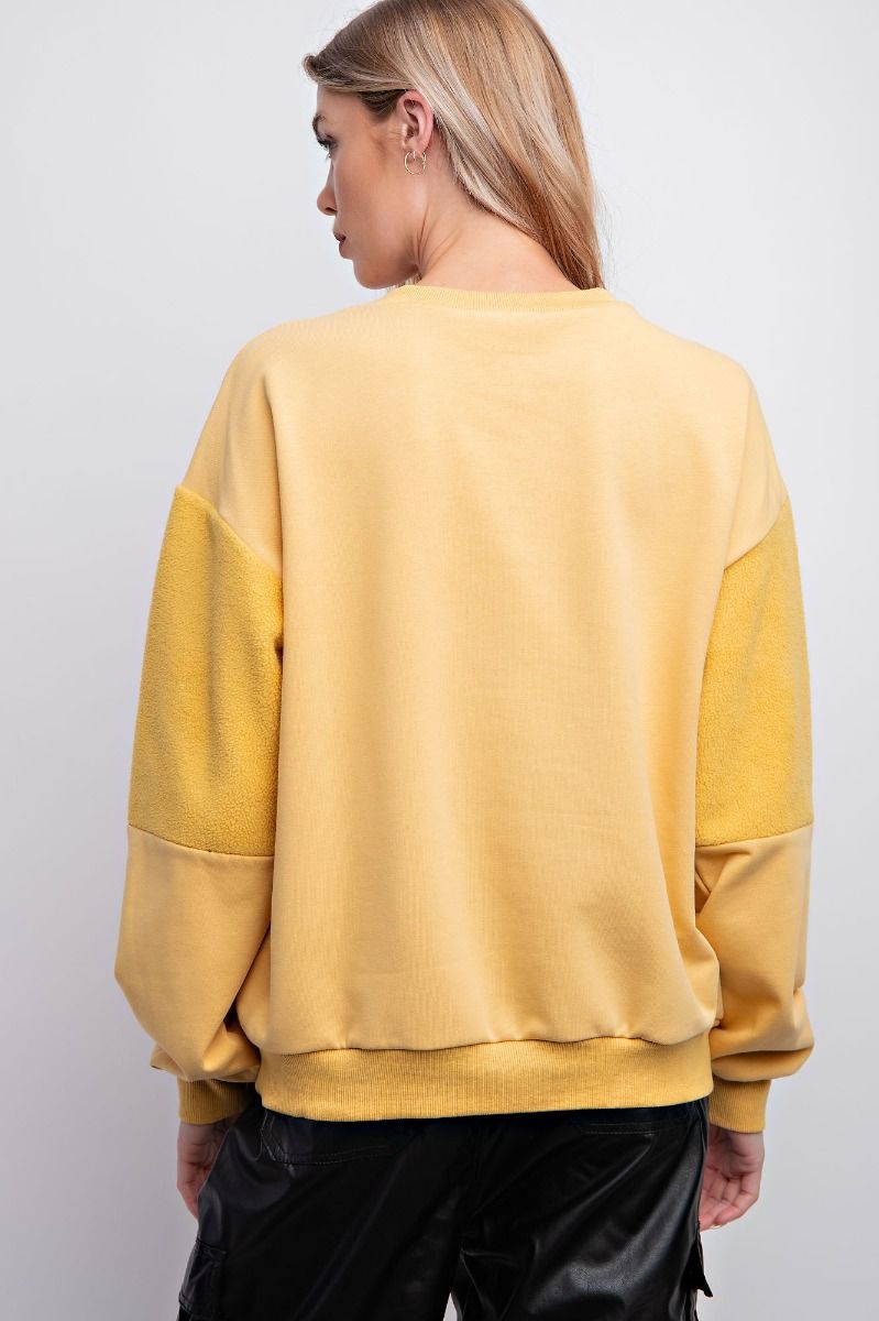 YOU MUSTard HAVE THIS PULLOVER by EASEL ET17934