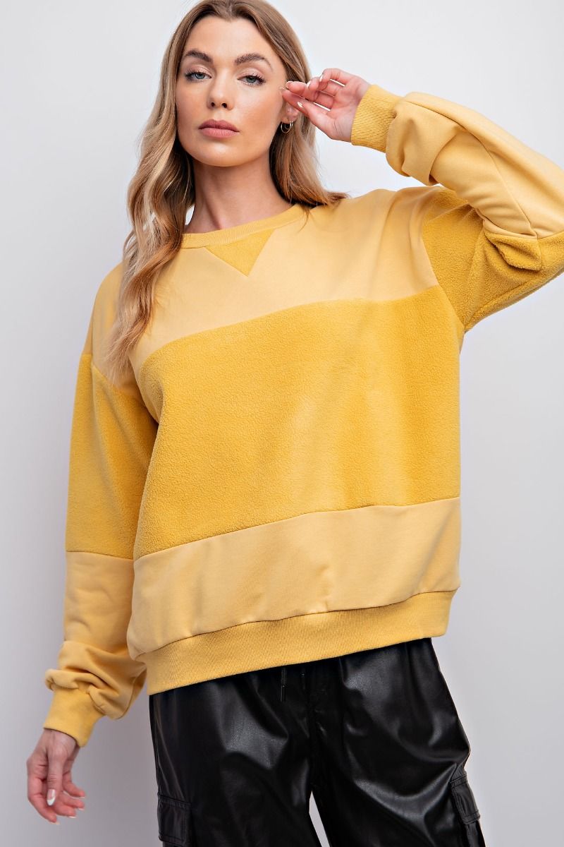 YOU MUSTard HAVE THIS PULLOVER by EASEL ET17934