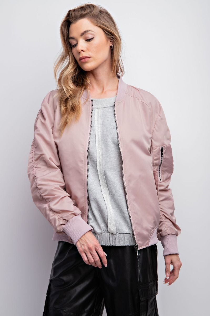 PARACHUTE ZIP UP BOMBER JACKET by EASEL