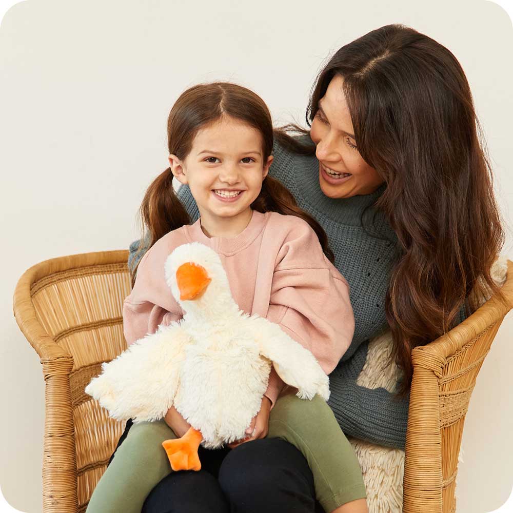 Goose Warmies Plush – Microwavable Lavender Scented Heating Pad Stuffed Animal for Comfort & Stress Relief