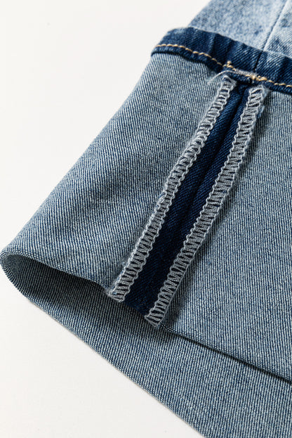 Myosotis High Rise Wide Cuff Jeans