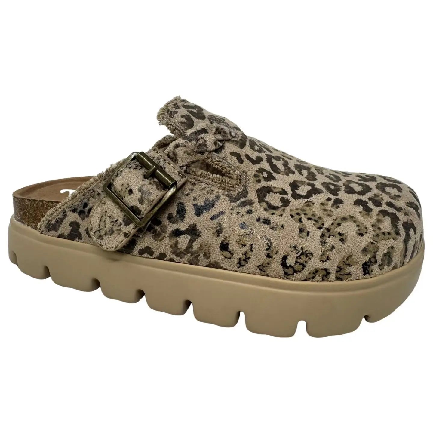 Cali Animal Mule | Very G Leopard Buckle Slip-On Shoe