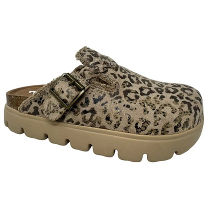 Cali Animal Mule | Very G Leopard Buckle Slip-On Shoe