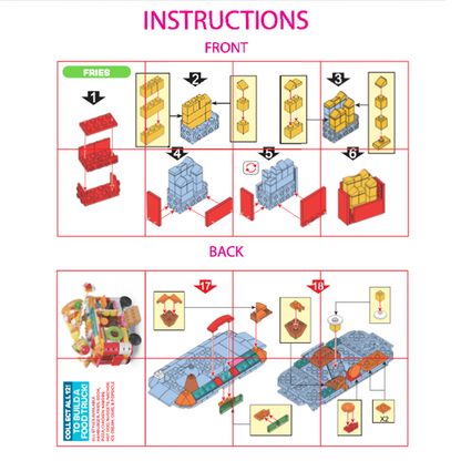 Micro Block Fast Food Set