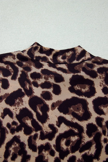 ~PREORDER~ Wild West Leopard Mock Neck Top ~PREORDER~