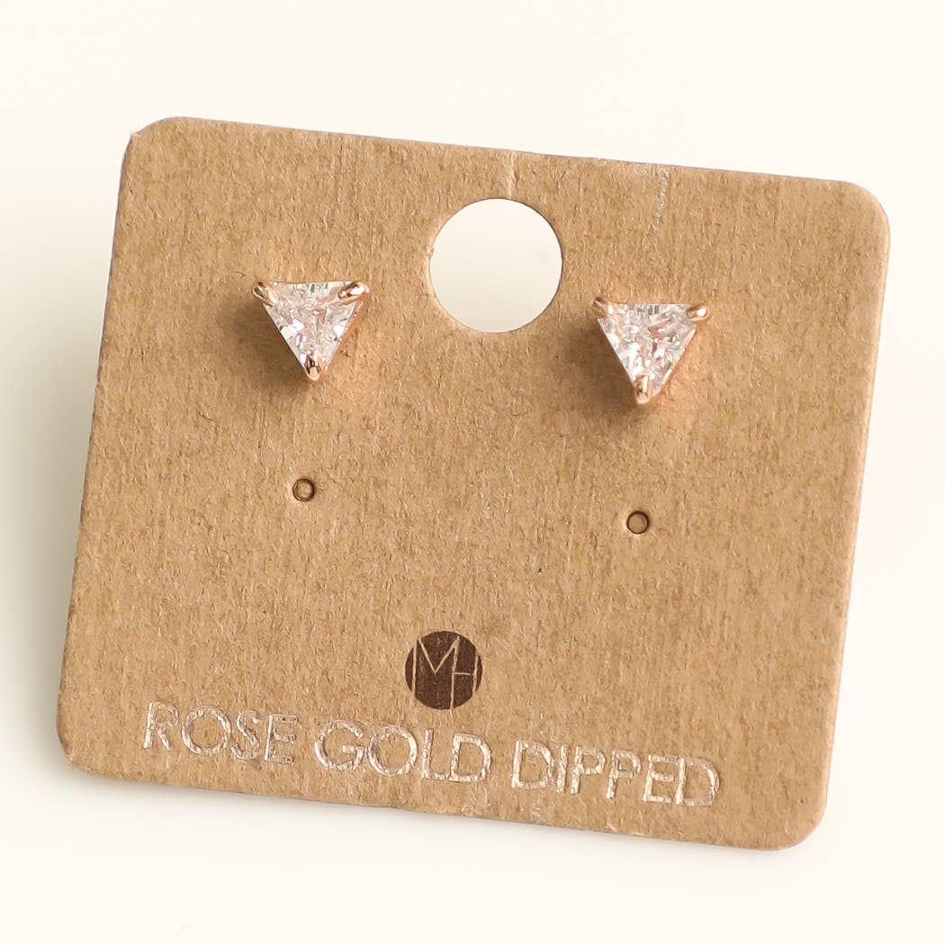 Mini Triangle Stud Earrings