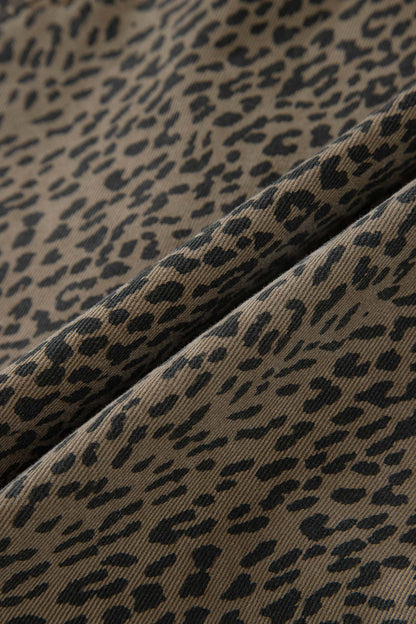 Wild Card Leopard Tie-Waist Shorts | Loose Fit Boutique Shorts