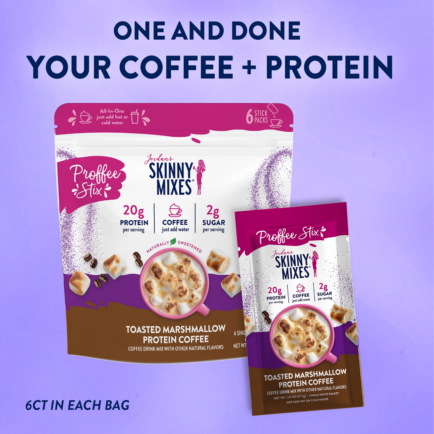 Jordan’s Skinny Mixes Proffee Stix | Protein Coffee Stick Packs