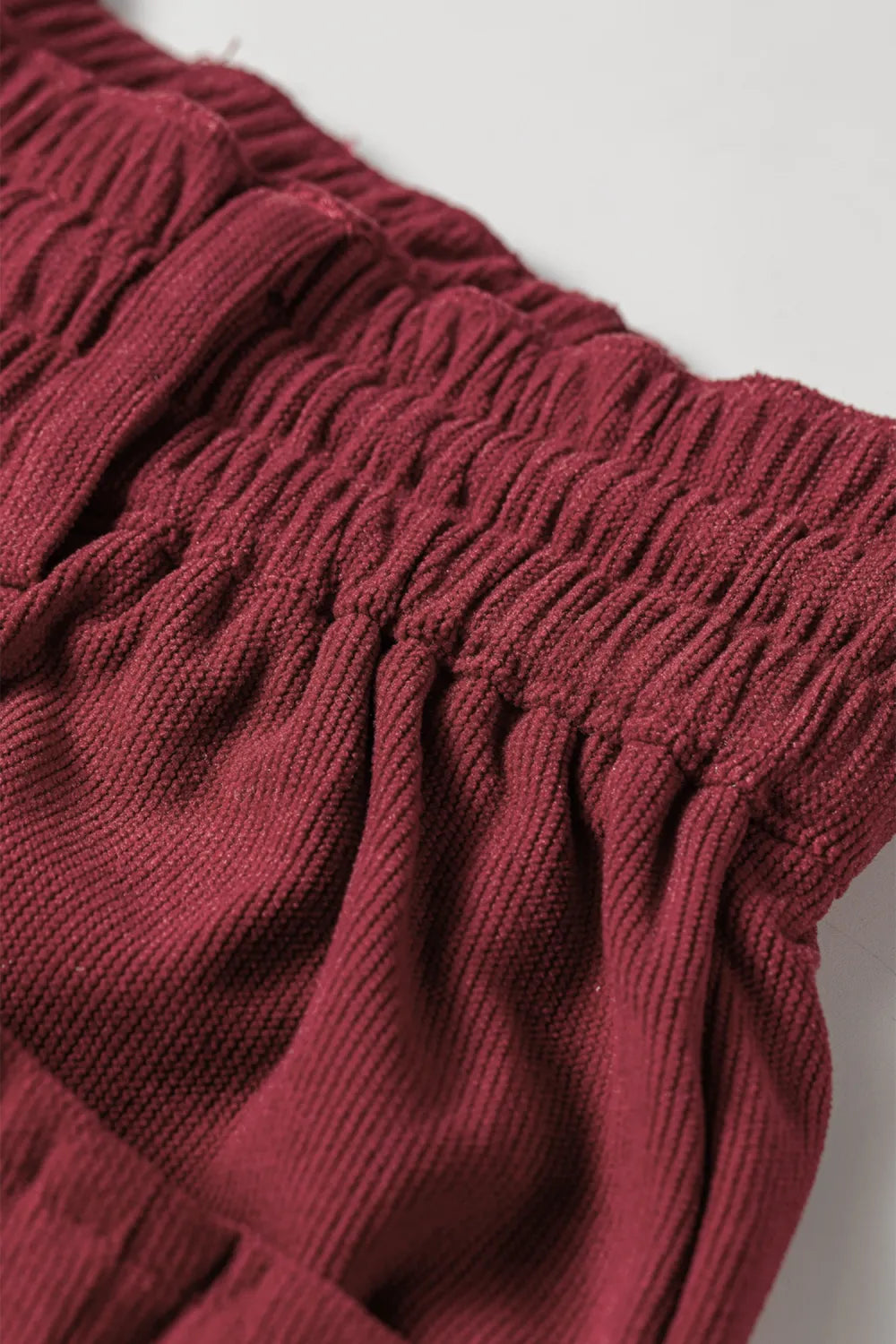 ~PREORDER~ Racing Red Drawstring Corduroy Barrel Pants ~PREORDER~