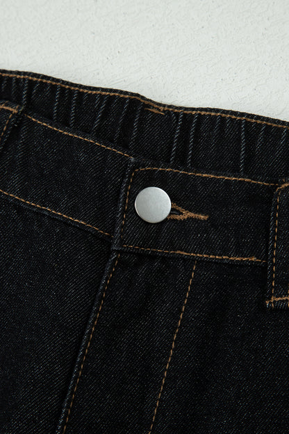 ~PREORDER ~ Scalloped Trim Casual Denim Shorts ~PREORDER ~
