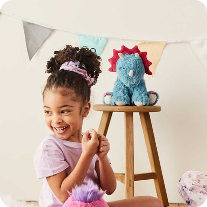 Triceratops Warmies® Large Plush | 13” Microwavable Lavender Scented Stuffed Animal