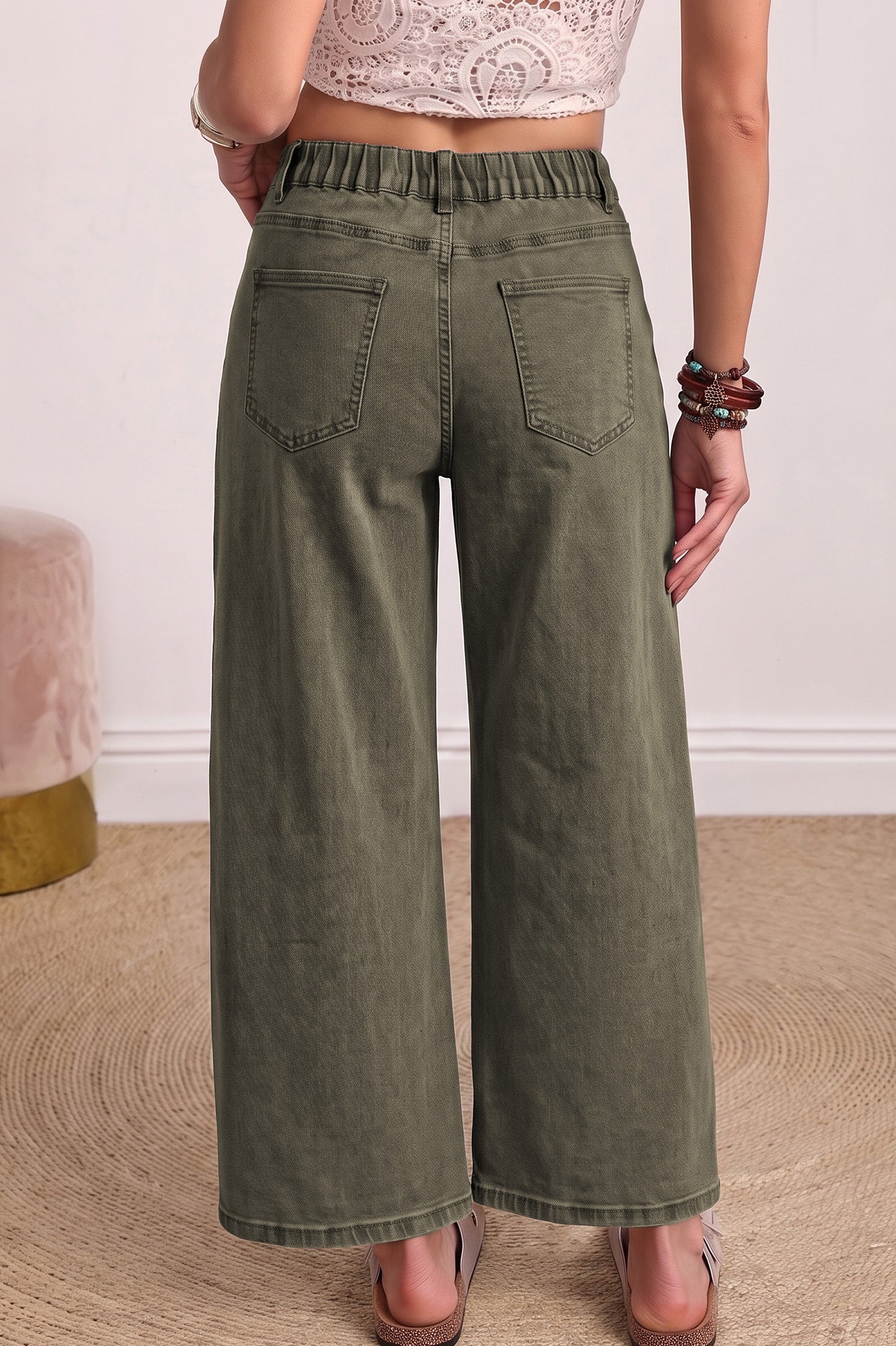 ~PREORDER~ Barrel Jeans | Square Patch Pocket Ankle-Length Denim Pants ~PREORDER~