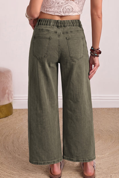 ~PREORDER~ Barrel Jeans | Square Patch Pocket Ankle-Length Denim Pants ~PREORDER~