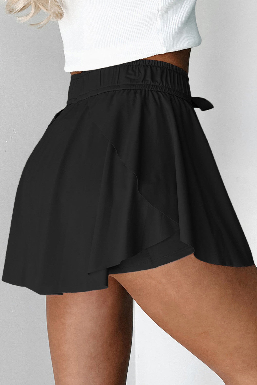 Power Play Skort – High Waist Athletic Skirt Shorts with Built-In Liner