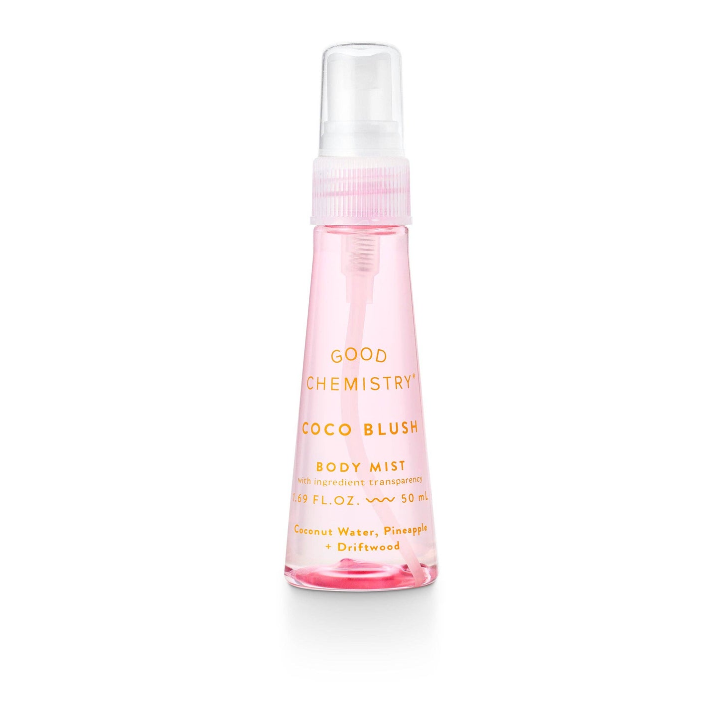 Good Chemistry Coco Blush Mini Body Mist | 1.7 oz Coconut Pineapple Fragrance Spray