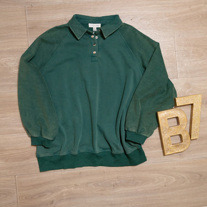 Forest Edge Collared Pullover