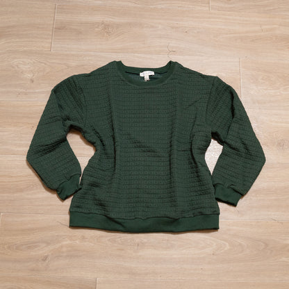 Evergreen Comfort Textured Pullover