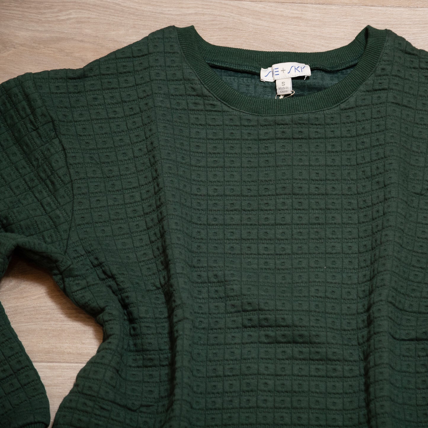 Evergreen Comfort Textured Pullover