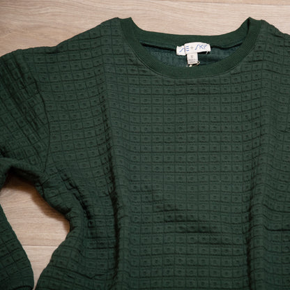 Evergreen Comfort Textured Pullover