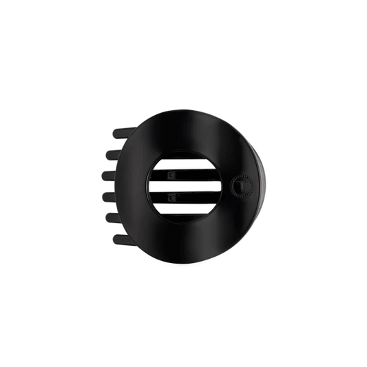 Large TELETIES Circle Flat Clip | Round Lay-Flat Hair Claw Clip