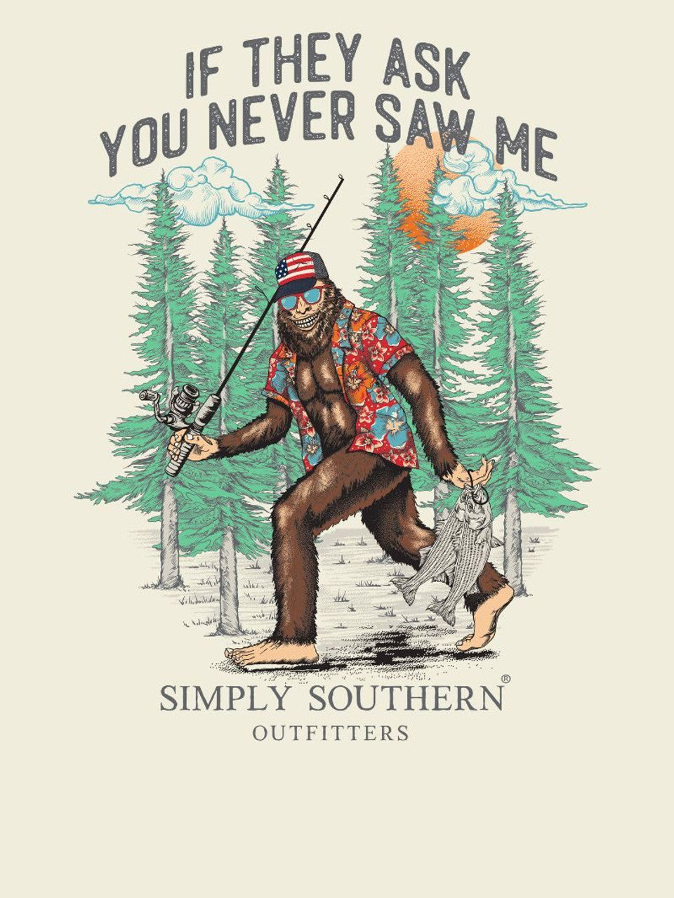 If They Ask Sasquatch Simply Southern T-shirt