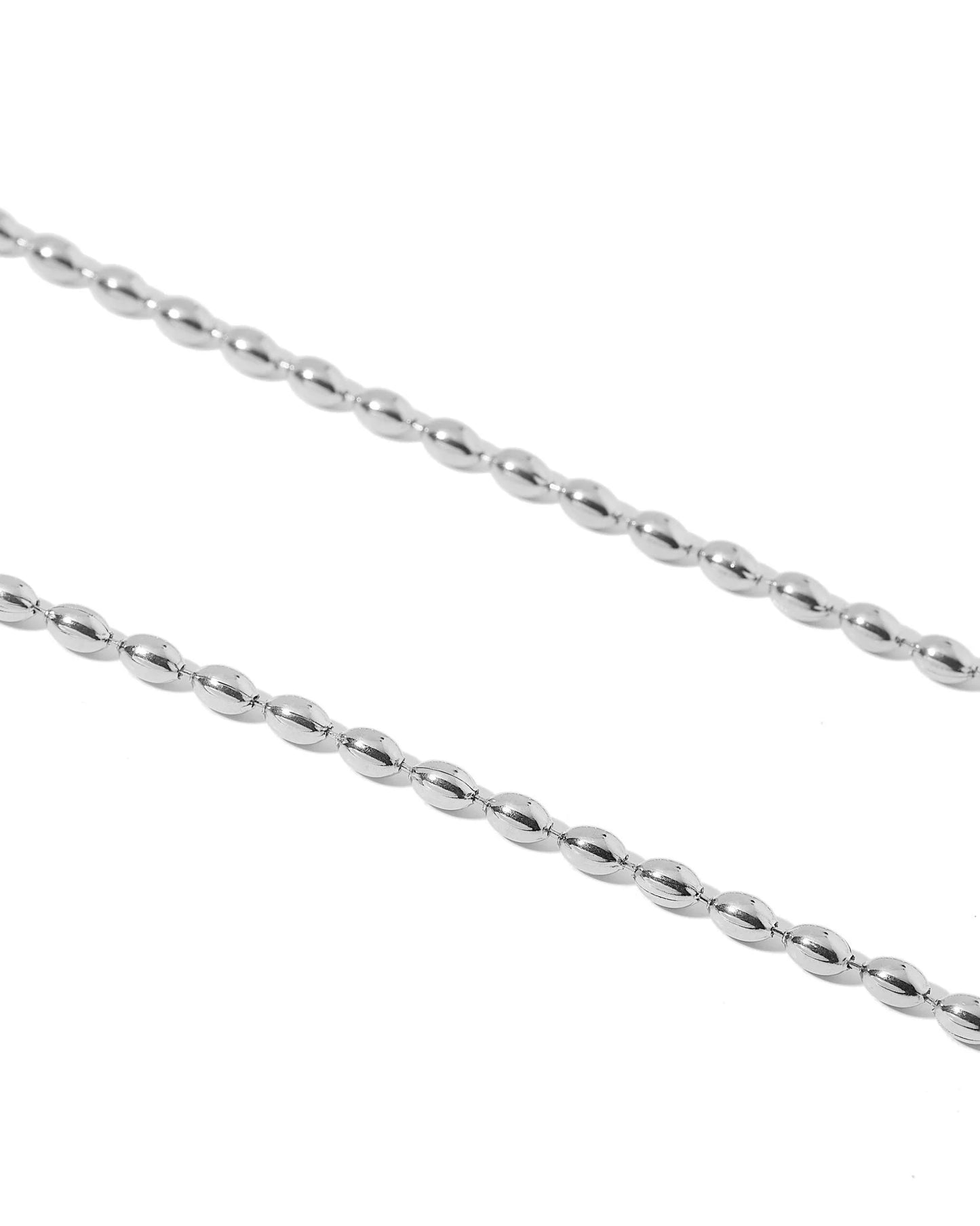 Linny Co. Brooke Silver Necklace | Adjustable Stainless Steel Chain Necklace