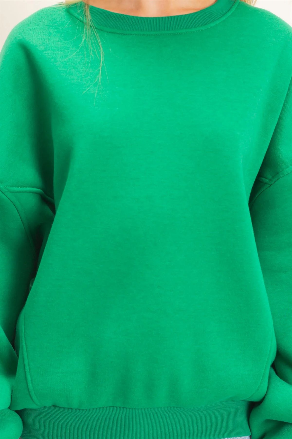 Bold & Cozy Oversized Sweatshirt | HyFve / Double Zero Dropped Shoulder Crewneck