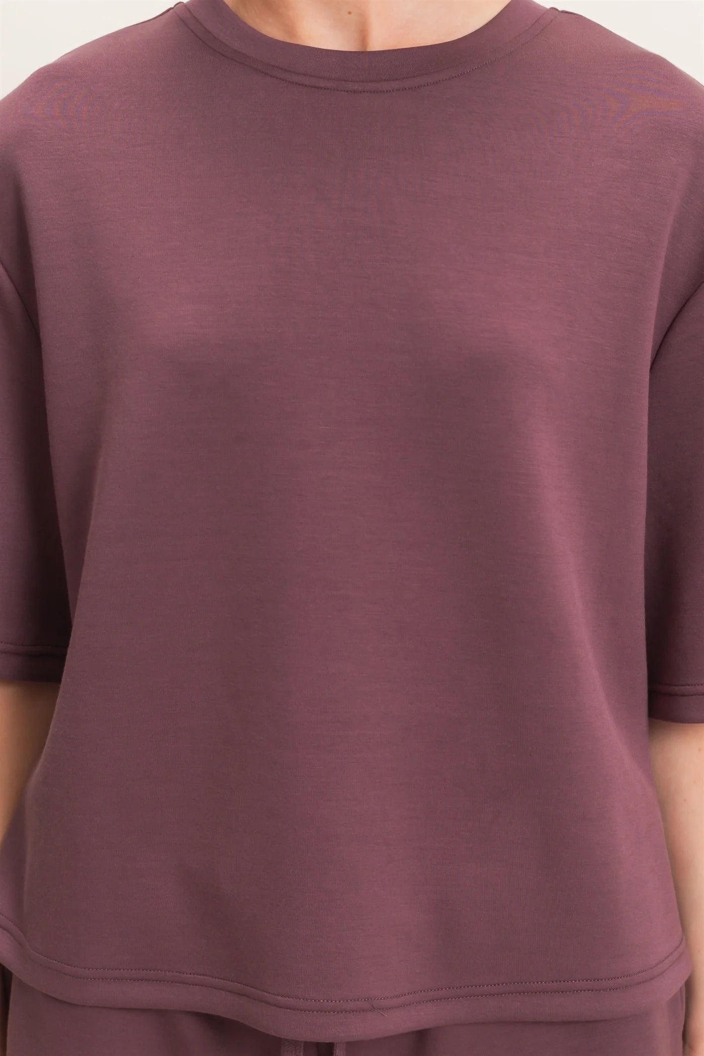 Loose Fit Crew Neck Short Sleeve Top | By HYFVE