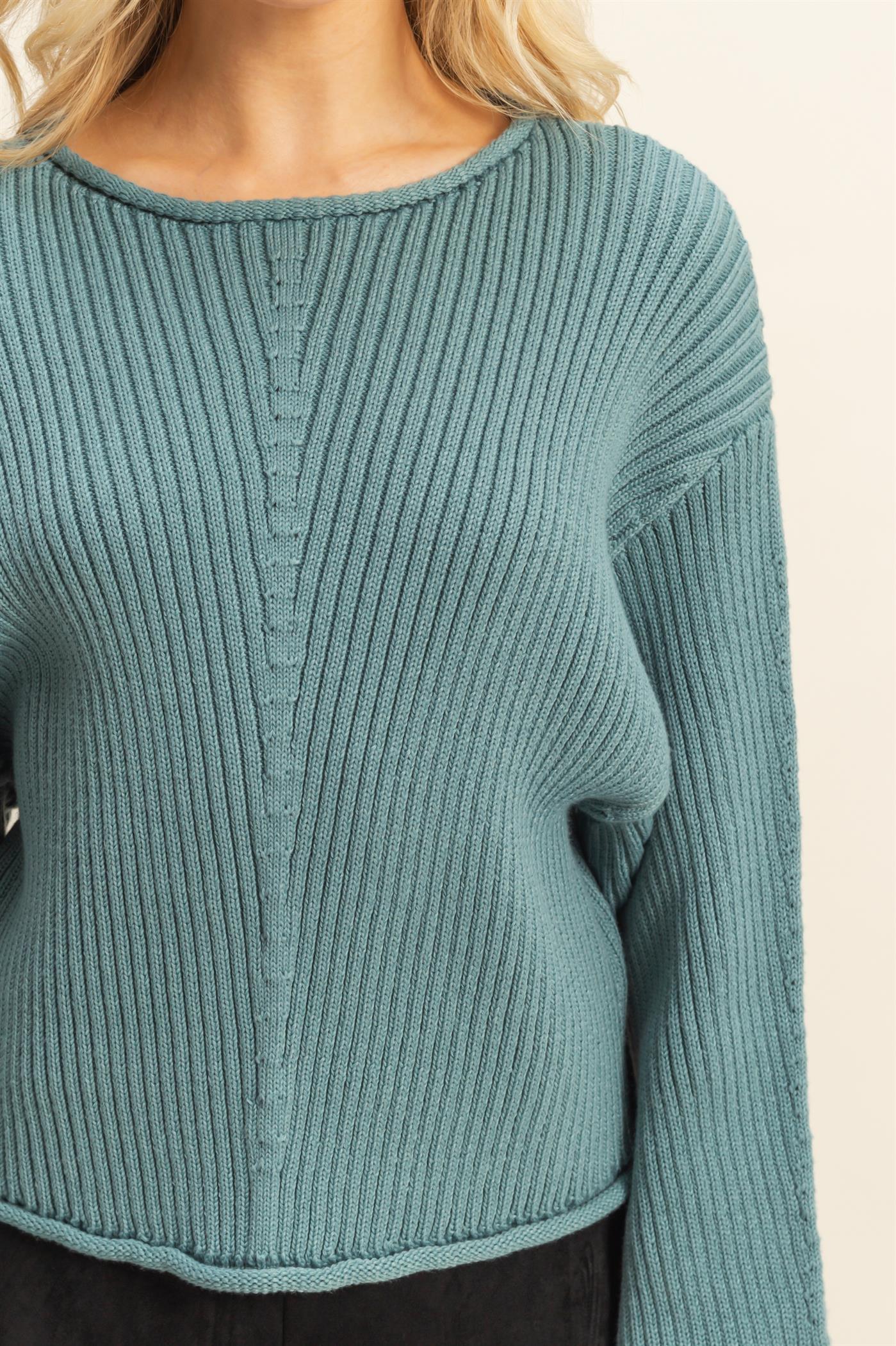 Long-Sleeve Ribbed Sweater by HYFVE — Your New Wear-With-Everything Essential