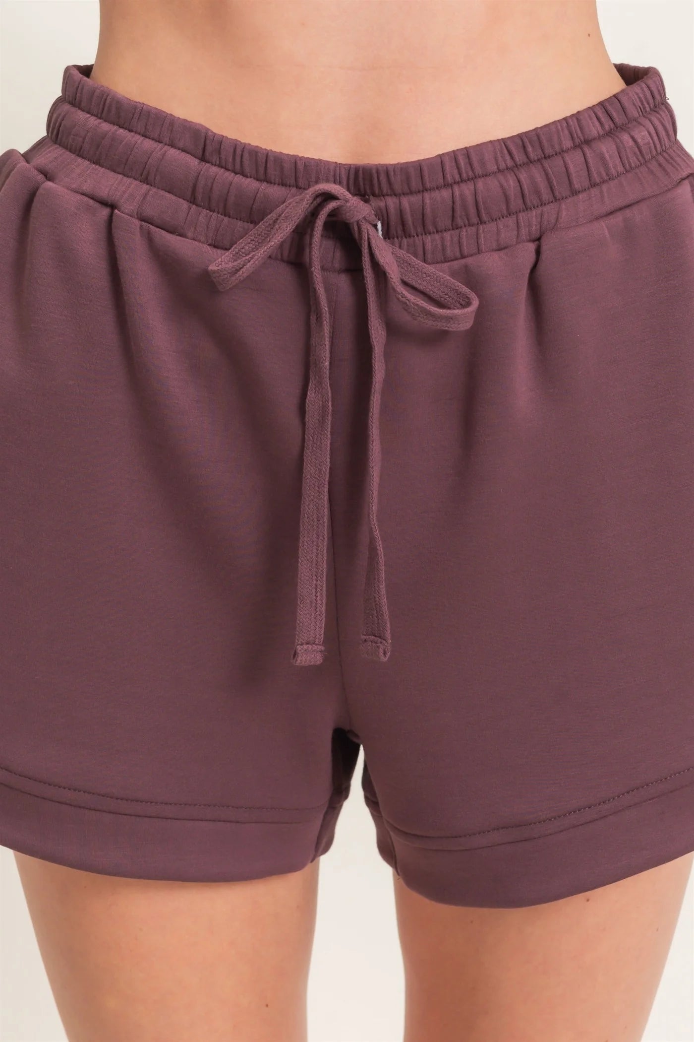 Elastic Waistband Shorts by Double Zero | Drawstring Casual Boutique Shorts