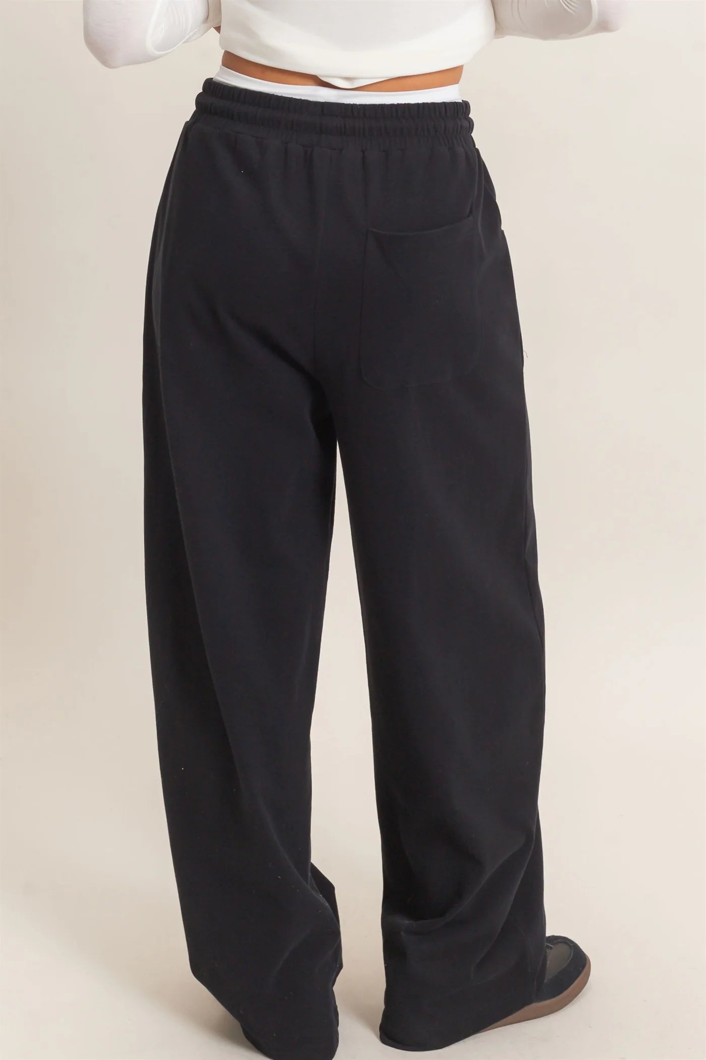 Washed Barrel Sweatpants by Double Zero | Drawstring Casual Boutique Pants