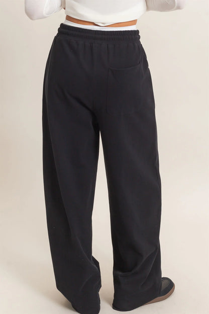 Washed Barrel Sweatpants by Double Zero | Drawstring Casual Boutique Pants