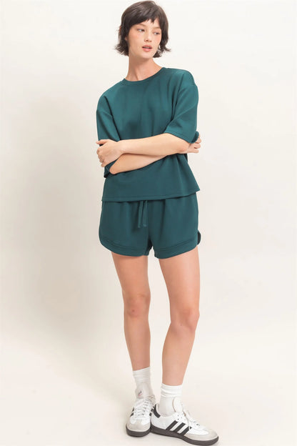 Loose Fit Crew Neck Short Sleeve Top | By HYFVE