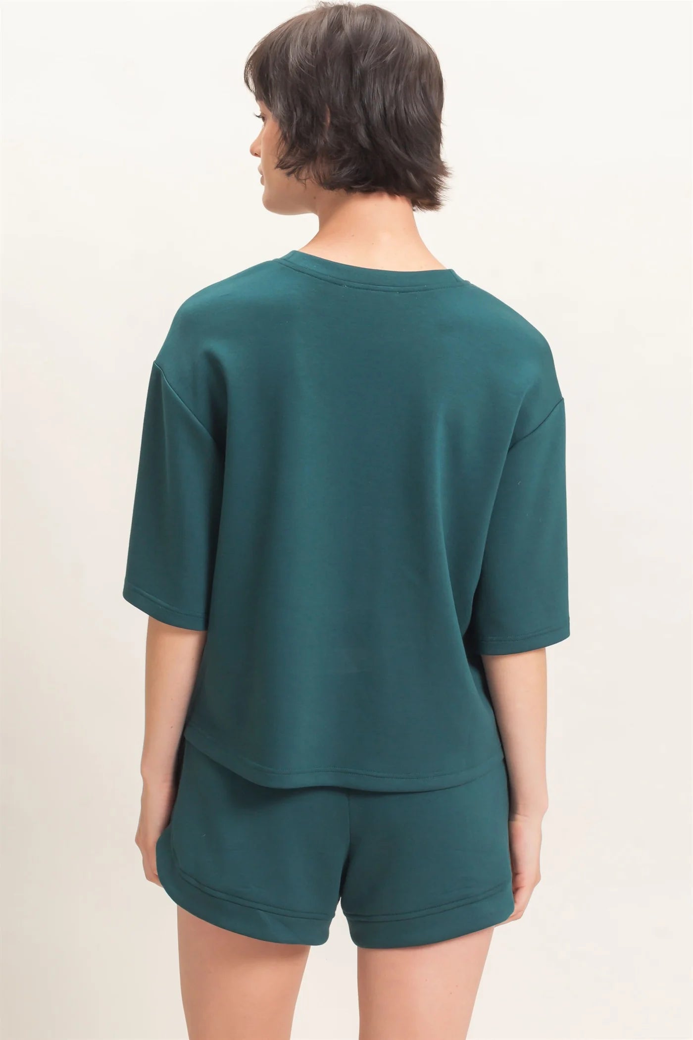 Loose Fit Crew Neck Short Sleeve Top | By HYFVE