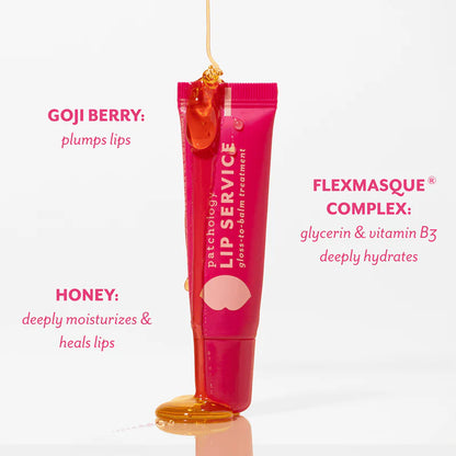 Lip Service Nourishing Lip Gloss-to-Balm by Patchology