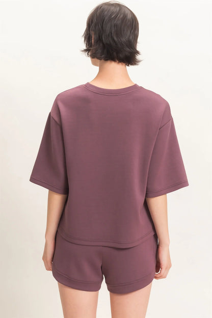 Loose Fit Crew Neck Short Sleeve Top | By HYFVE