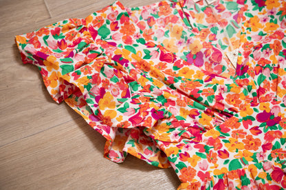 Bloom With Confidence Ruffle Sleeve Dress