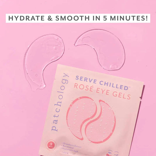 Serve Chilled™ Rose Hydrating Under Eye Masks