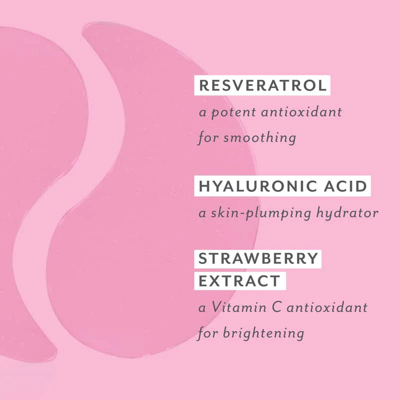 Serve Chilled™ Rose Hydrating Under Eye Masks